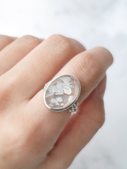 デンドリティックアゲートのリング - 1