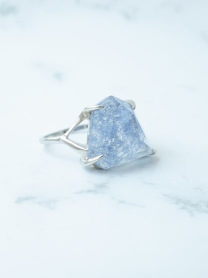 デュモルチェライトインクォーツのリング - 2