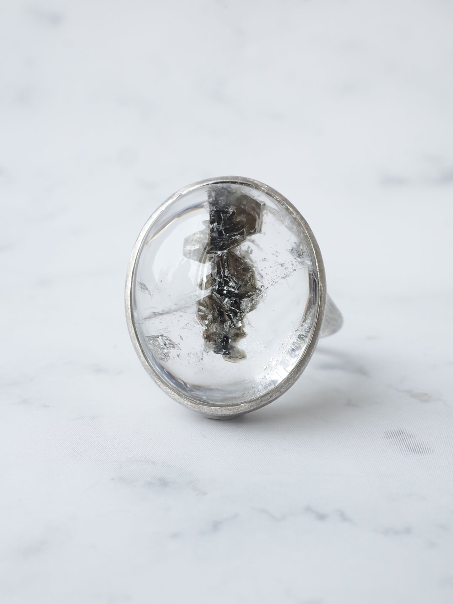 グリーンマイカインクォーツのリング