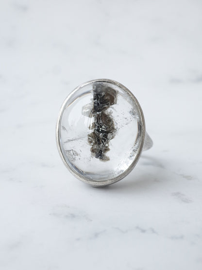 グリーンマイカインクォーツのリング