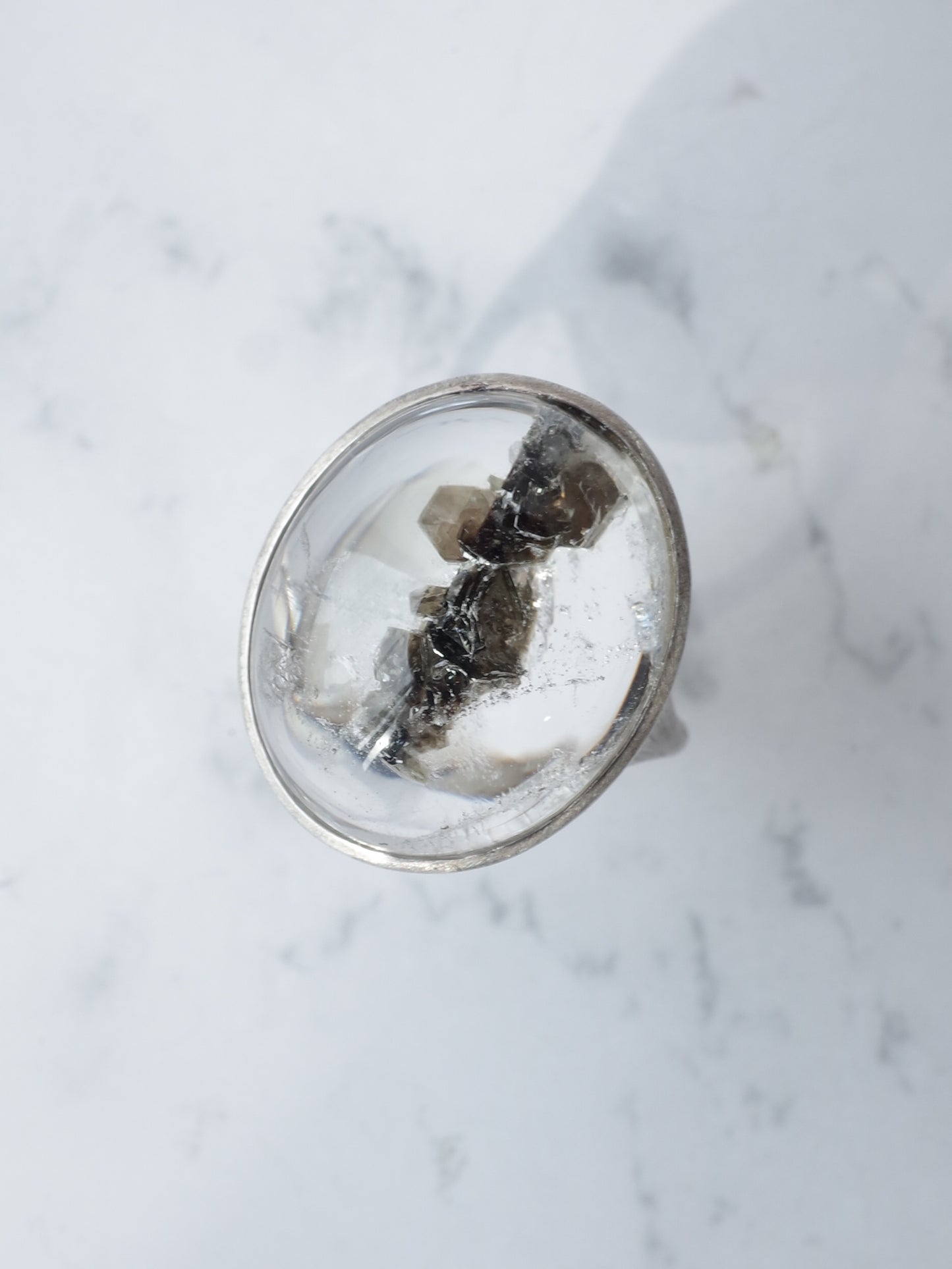 グリーンマイカインクォーツのリング