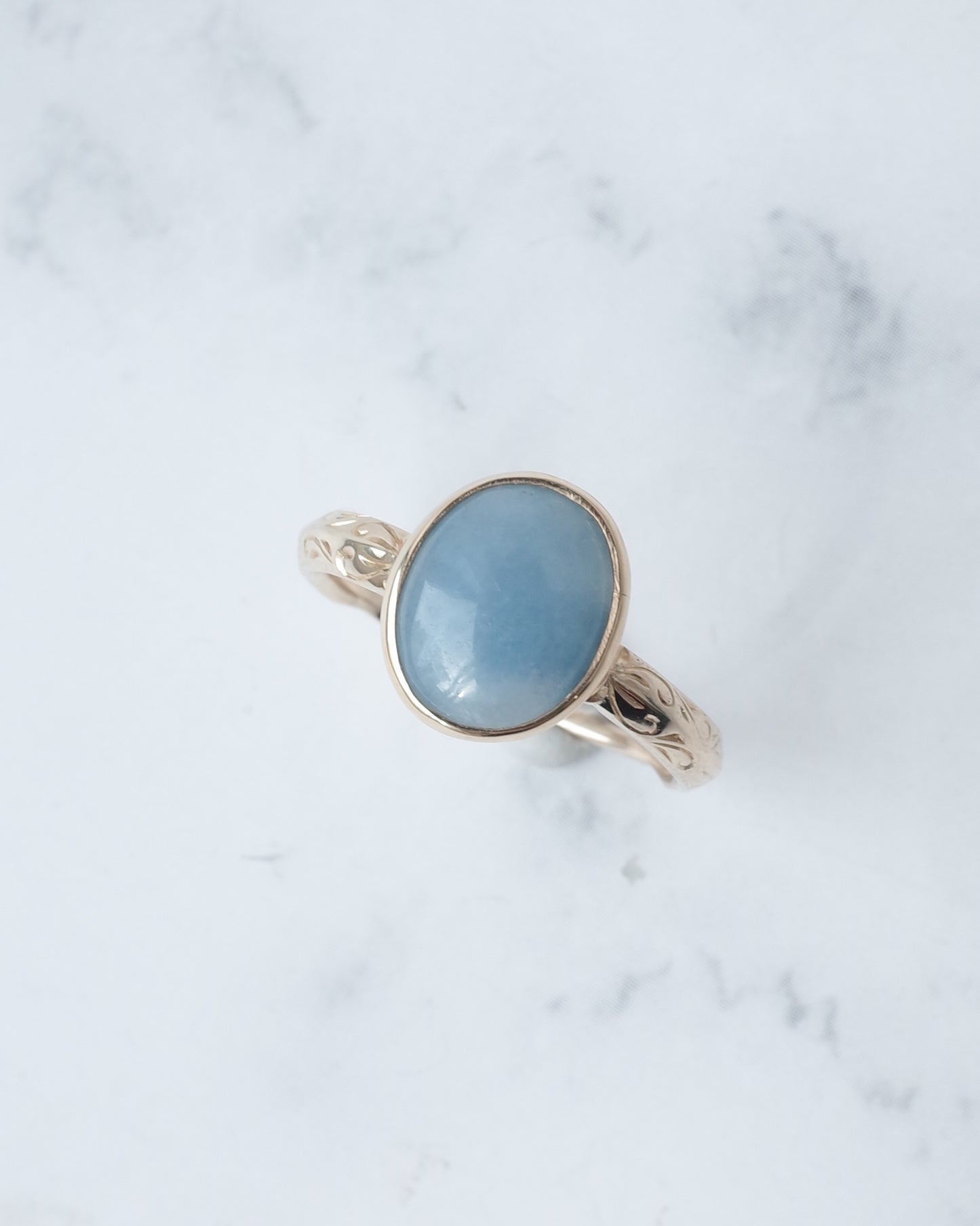 糸魚川青翡翠のリング