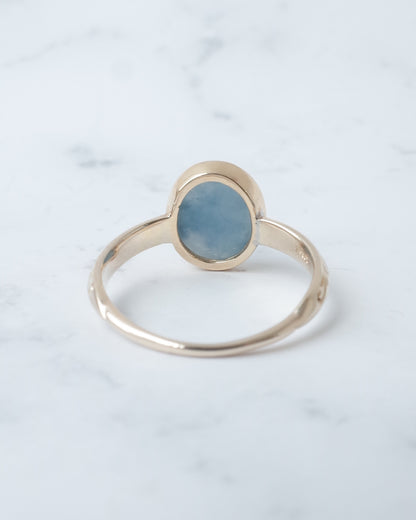 糸魚川青翡翠のリング