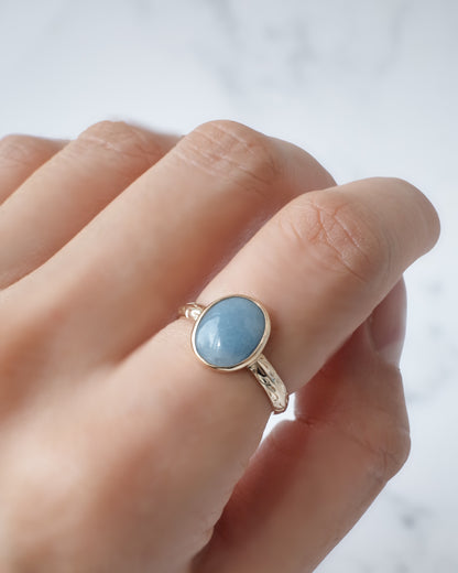 糸魚川青翡翠のリング