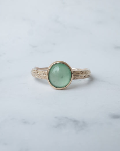 翡翠のシノワズリーリング