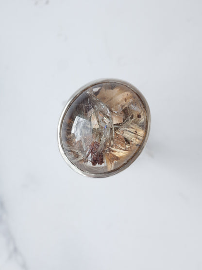 ガーデンルチルクォーツのリング