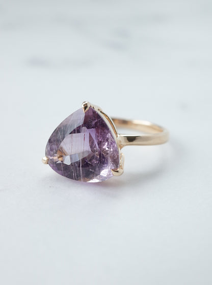 ラベンダー アメシストのリング