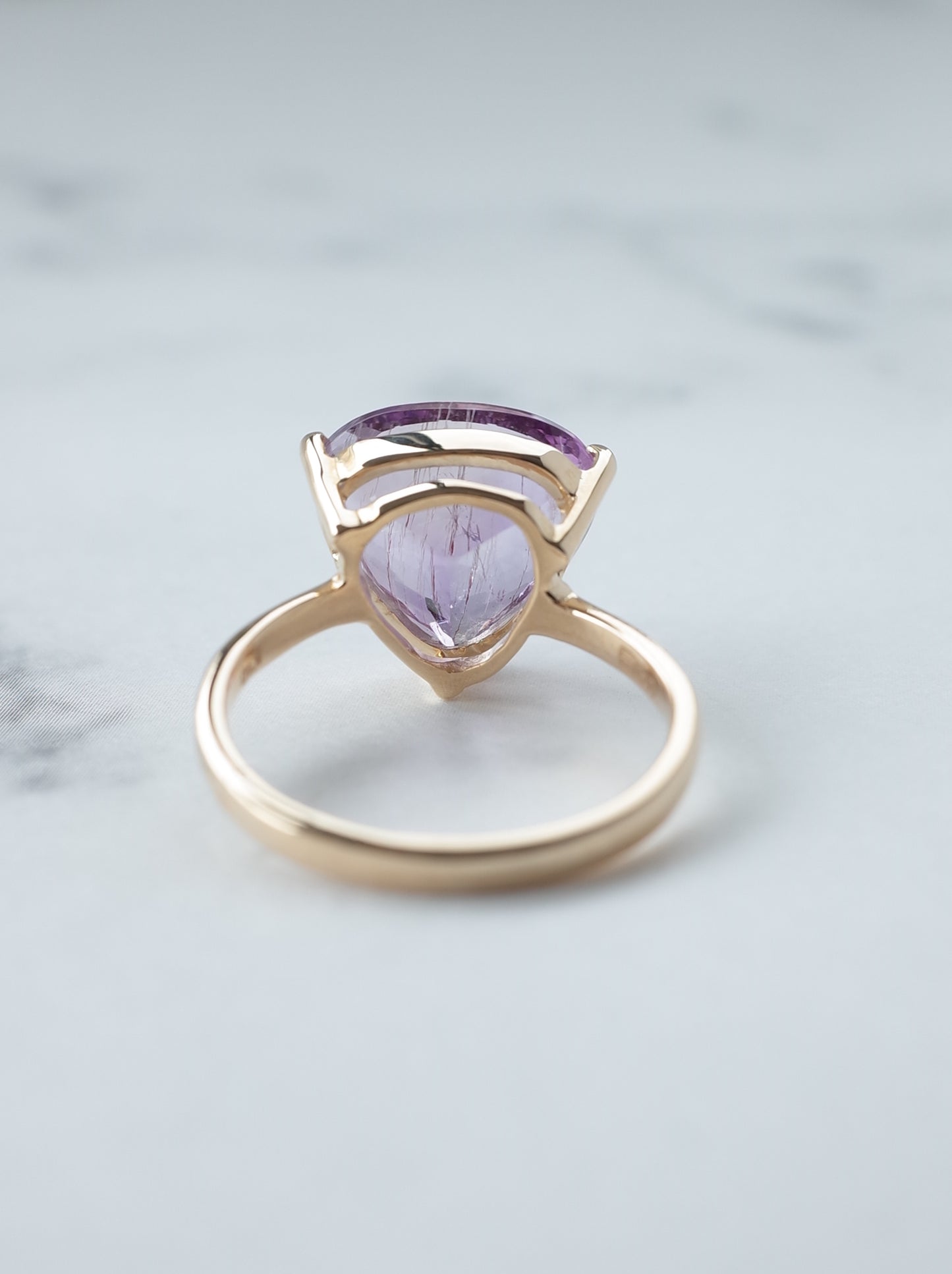 ラベンダー アメシストのリング