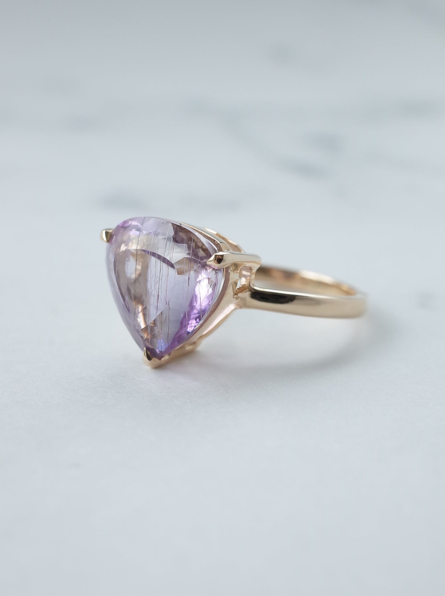 ラベンダー アメシストのリング