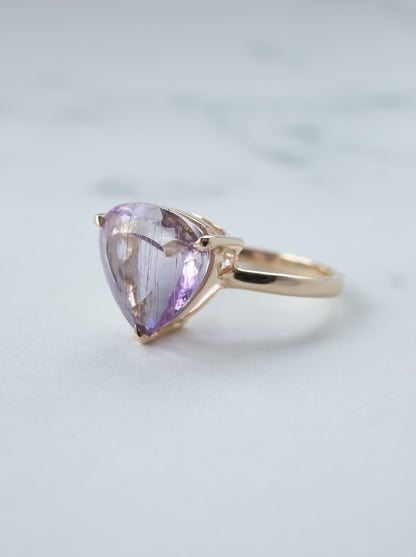 ラベンダー アメシストのリング