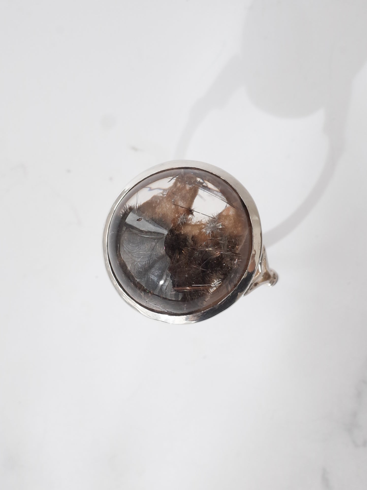 プラチナルチルクォーツのリング - 2