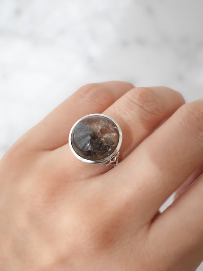 プラチナルチルクォーツのリング - 2