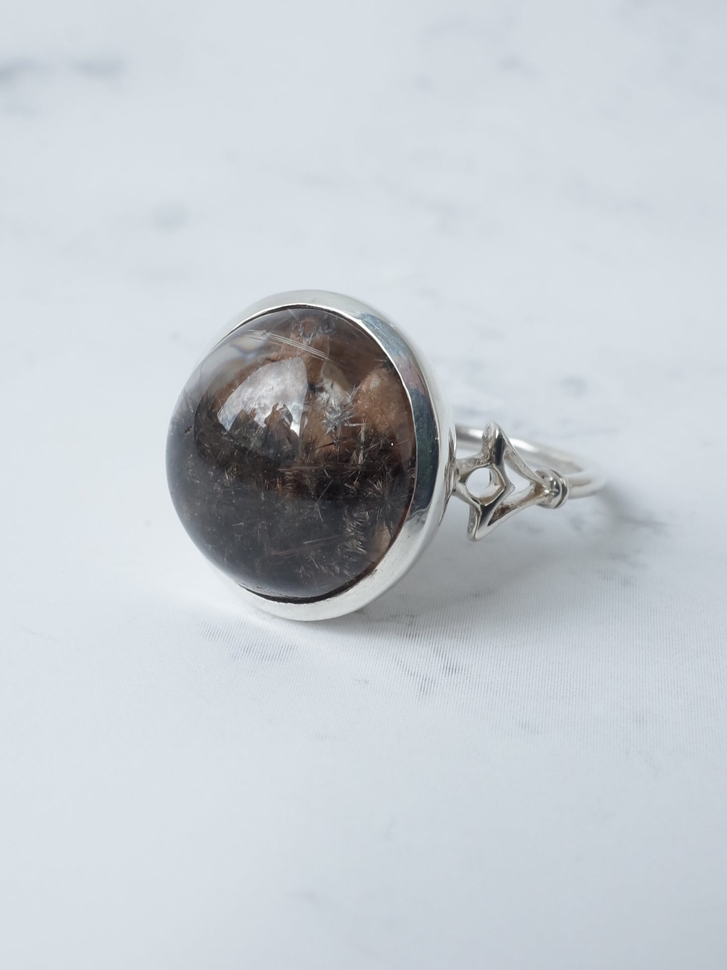 プラチナルチルクォーツのリング - 2