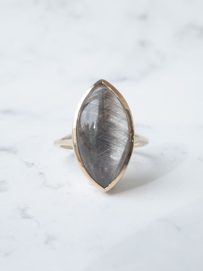 プラチナルチルクォーツのリング - 3