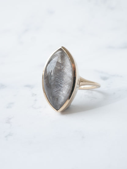 プラチナルチルクォーツのリング - 3