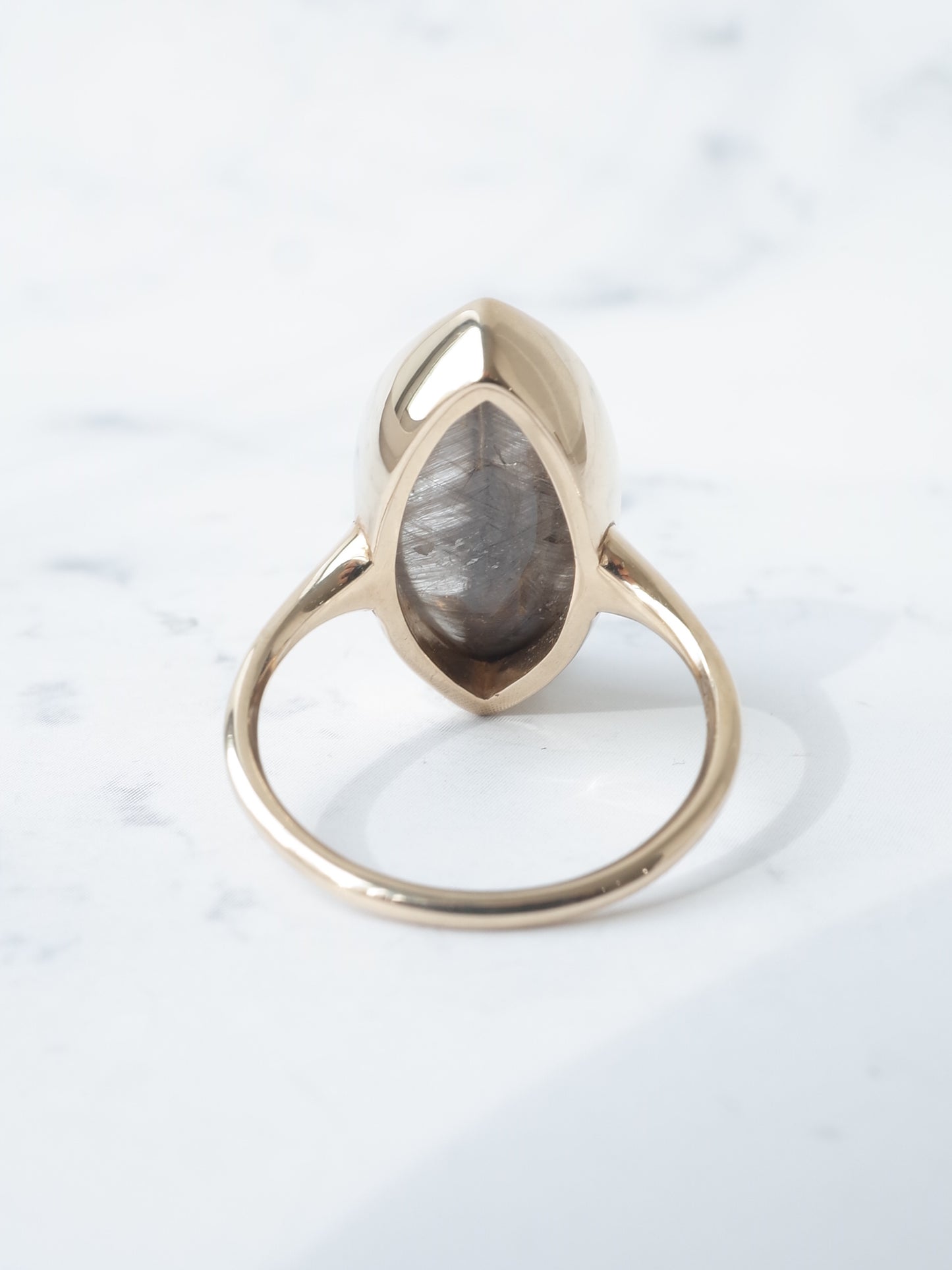 プラチナルチルクォーツのリング - 3