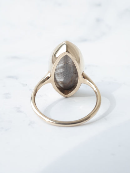 プラチナルチルクォーツのリング - 3