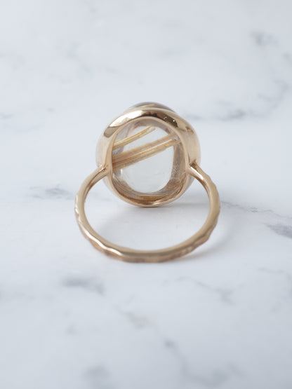 ルチルクォーツのリング