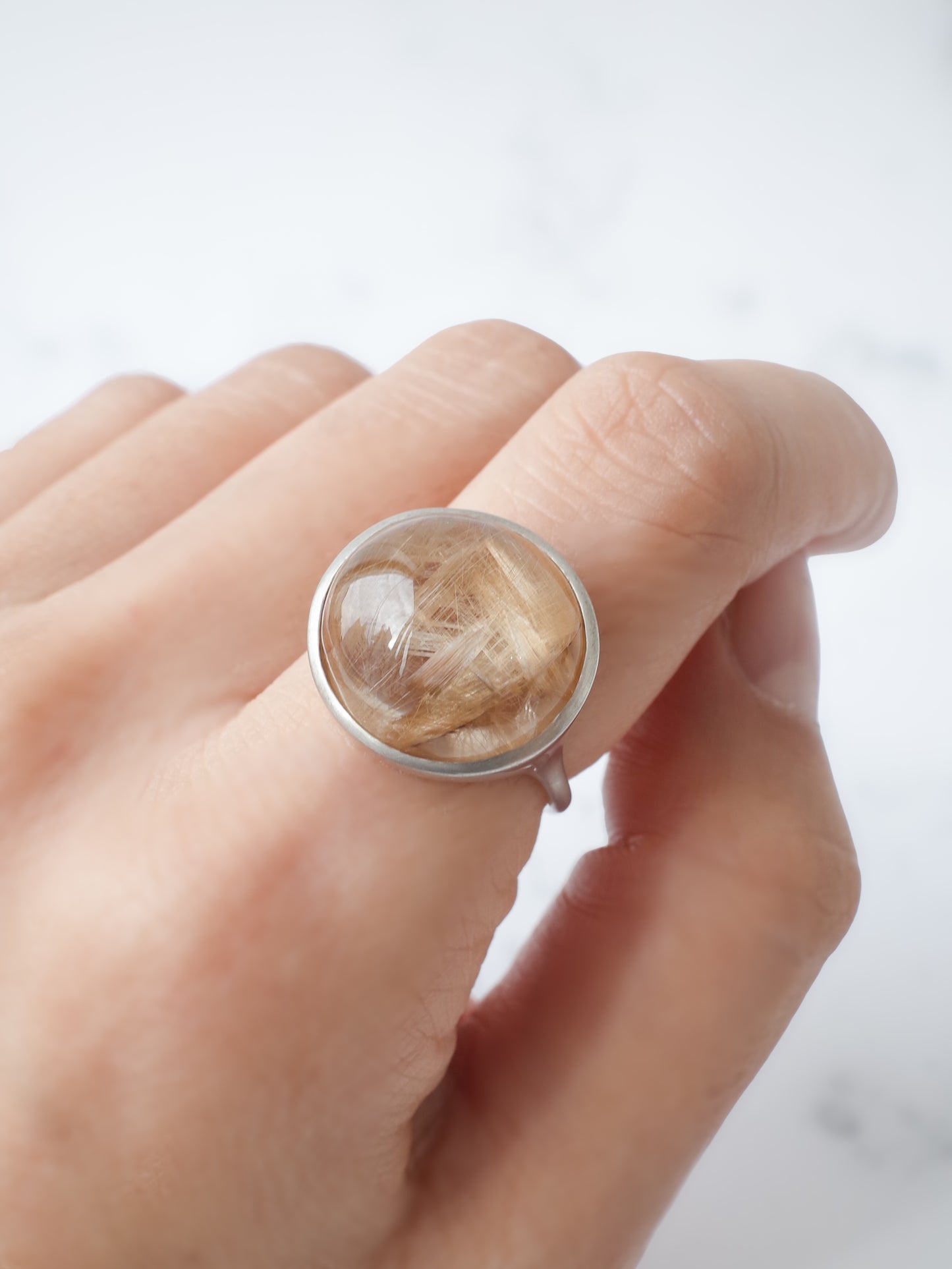 ルチルクォーツのリング - 2