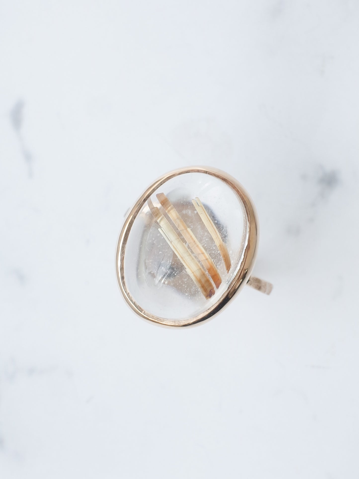 ルチルクォーツのリング