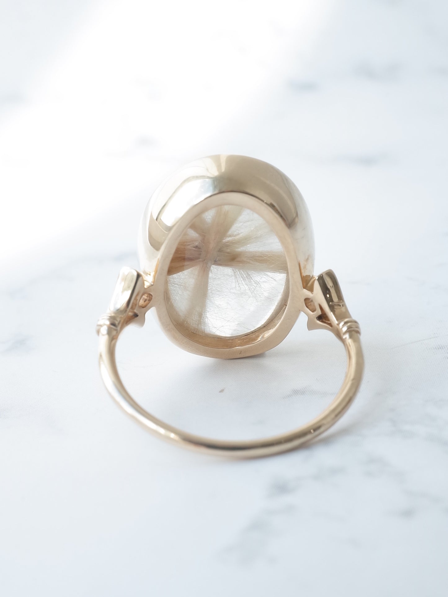 スタールチルクォーツのリング