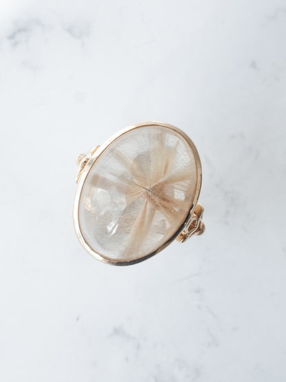 スタールチルクォーツのリング