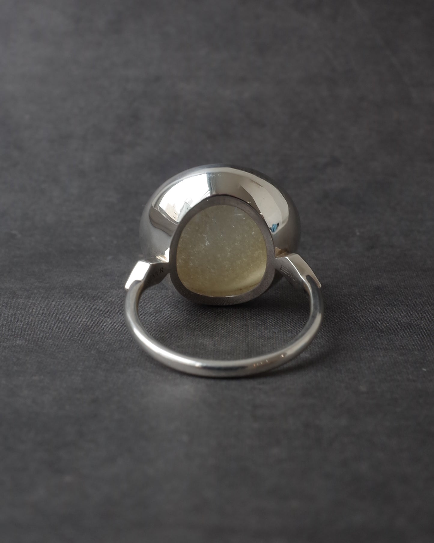 ランダムカットホワイトガーデンクォーツのリング- 3